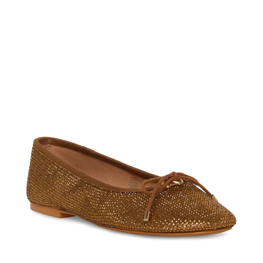 Brown Steve Madden Blossoms-r Women's Ballet Flats | PH 5293CIF